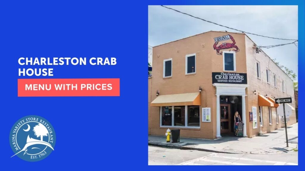 Charleston Crab House Menu with Prices